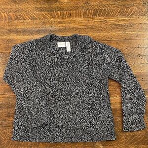 Liz Claiborne Black and White V-Neck Sweater